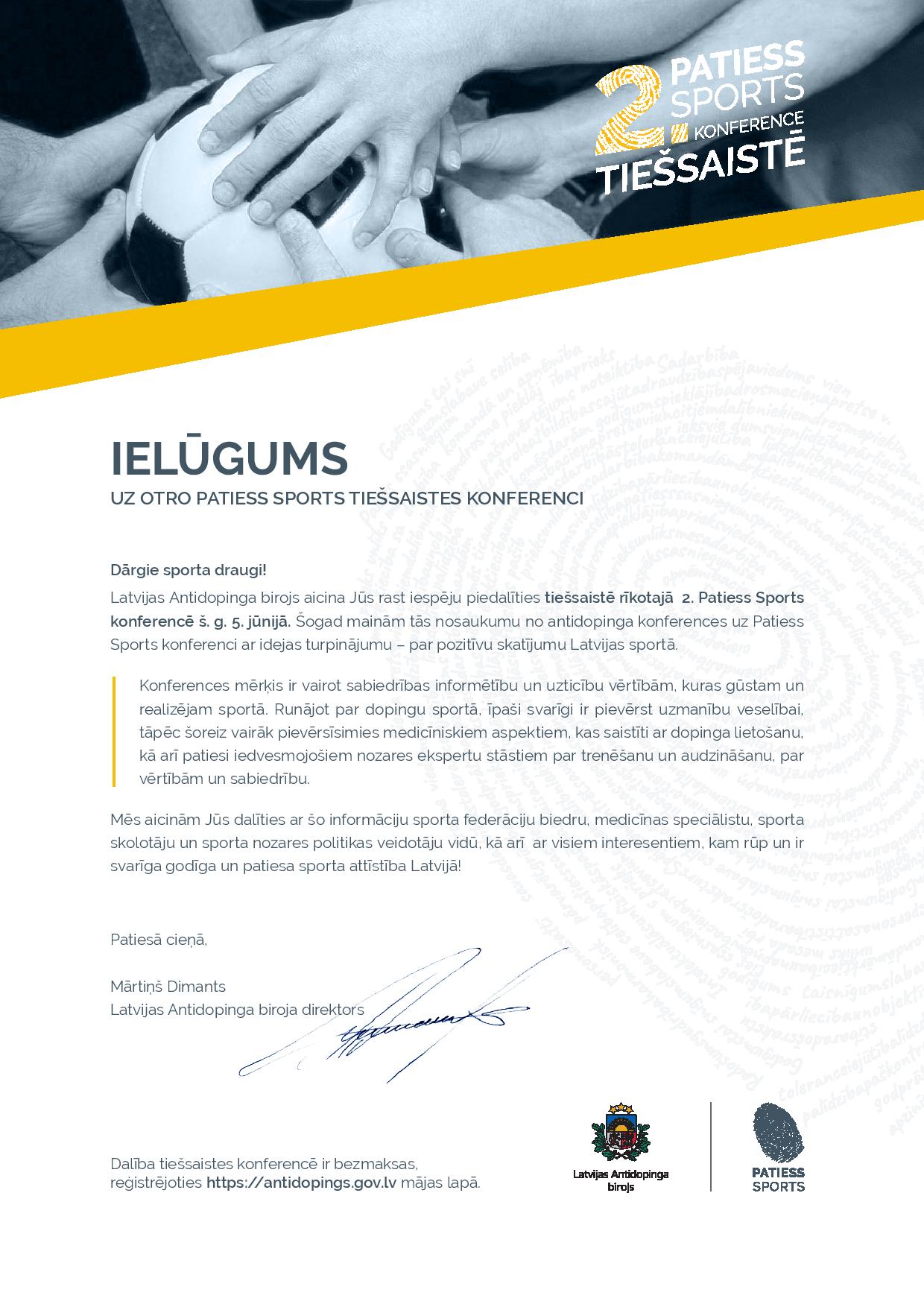 Latvijas Antidopinga biroja ielugums uz 2 konferenci tiessaiste A4 2v 2 page 001